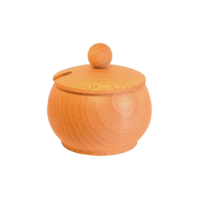 Nr.: 126 Kleine Zuckerdose aus Holz mit Deckel - Holzladen24 126 Nr.: 126 Kleine Zuckerdose aus Holz mit Deckel - Holzladen24 126
